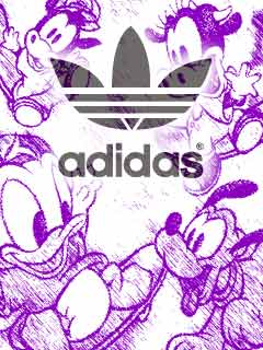 Adidas 紫ディズニー ｱﾙﾊﾞﾑ